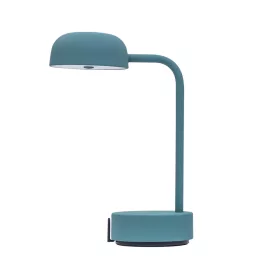 Fokus Smokey Teal LED table lamp