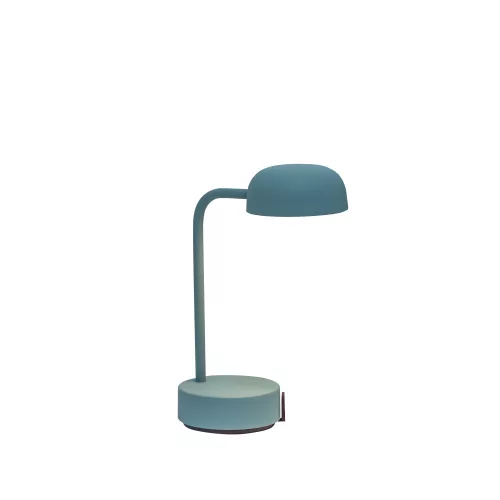 Fokus Smokey Teal LED table lamp