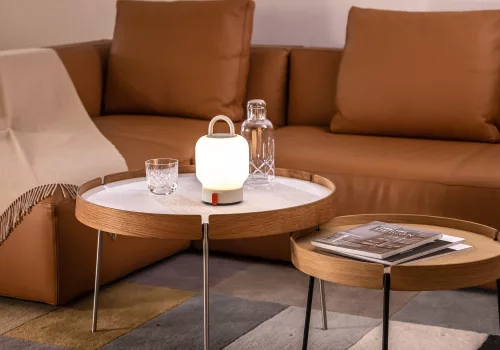 Loome Cloudy White table led lamp