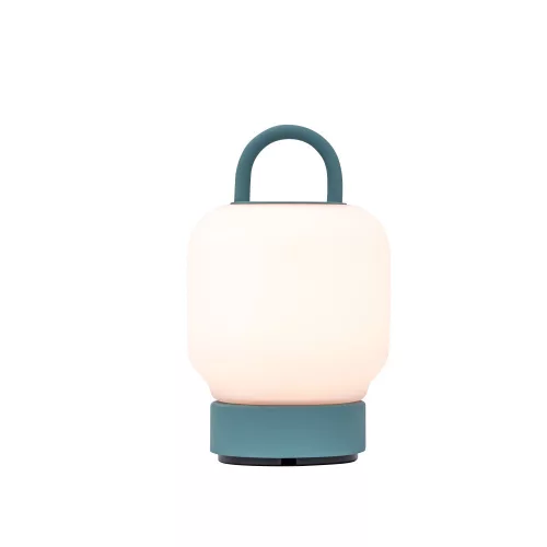 Loome Smokey Teal LED table lamp