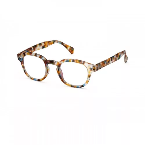 IZIPIZI RETRO C monitor szemüveg, kék teknőcmintás, +0.00