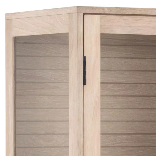 Linley glass-fronted cabinet