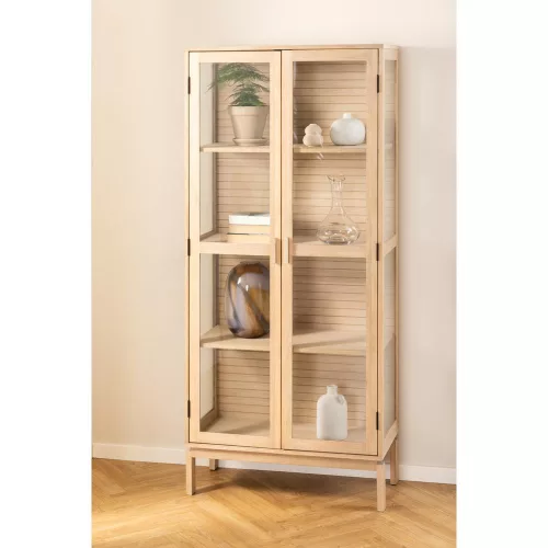 Linley glass-fronted cabinet