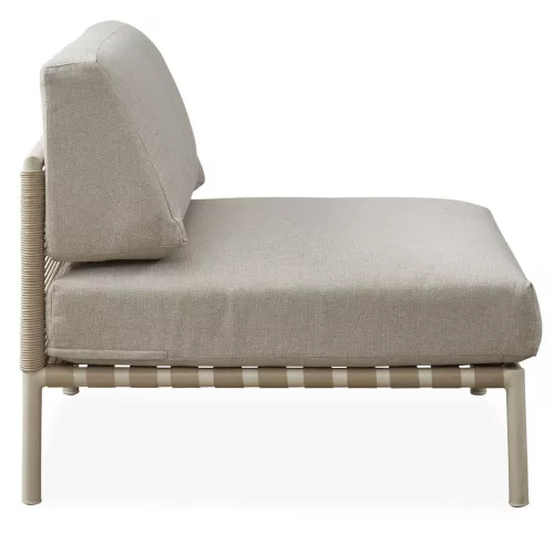 Horizon modular outdoor sofa middle module