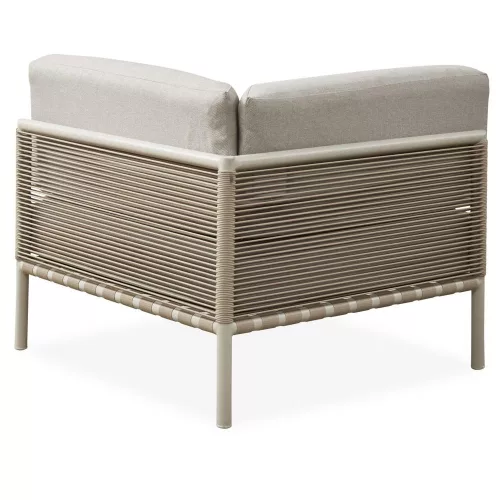 Horizon modular outdoor sofa, corner module