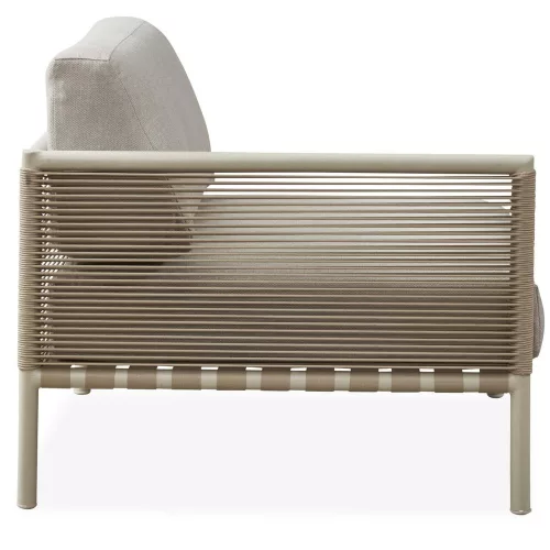 Horizon modular outdoor sofa, end module