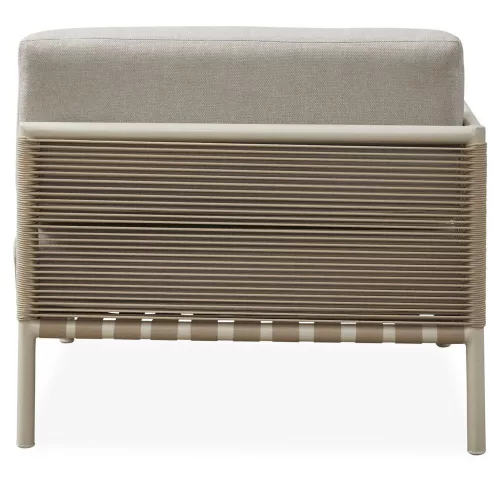 Horizon modular outdoor sofa, end module