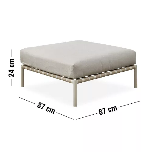 Horizon outdoor pouf