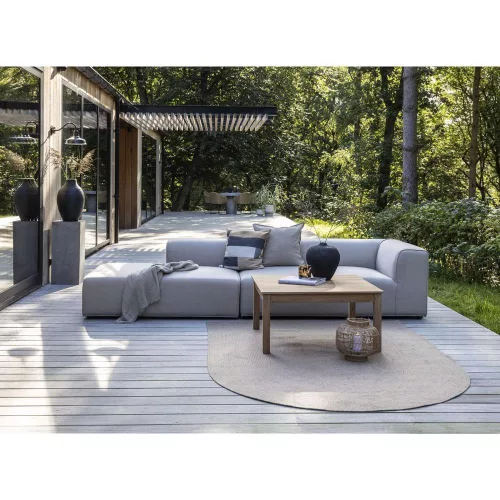 Corius outdoor sofa, left ottoman module