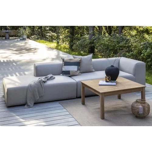Corius outdoor sofa, left ottoman module