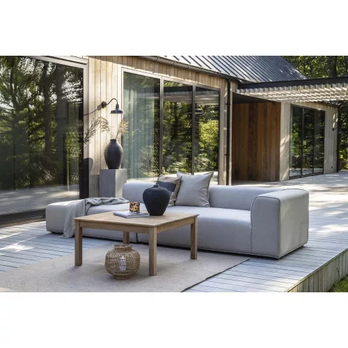 Corius outdoor sofa, left ottoman module