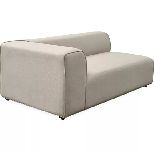 Korius modular outdoor sofa, left end module