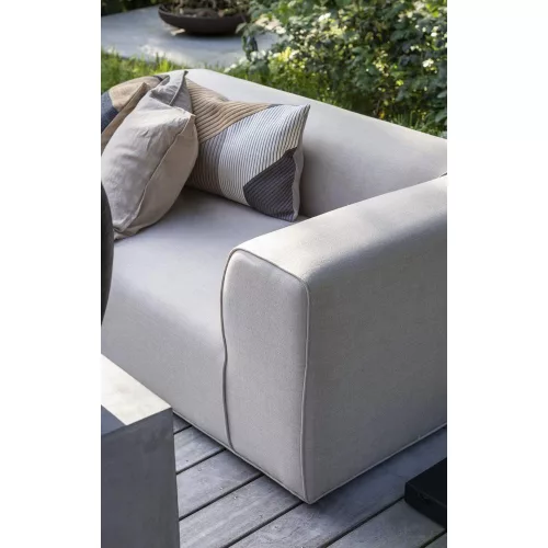 Korius modular outdoor sofa, right end module