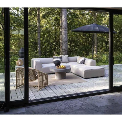 Korius modular outdoor sofa corner module