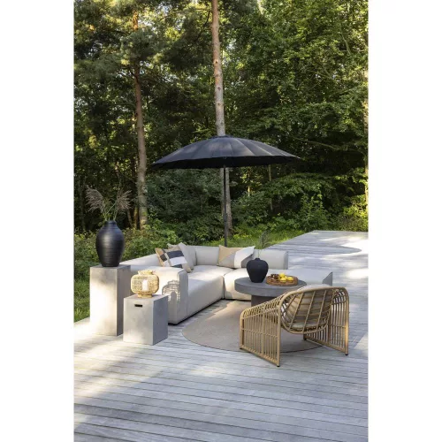 Korius modular outdoor sofa corner module