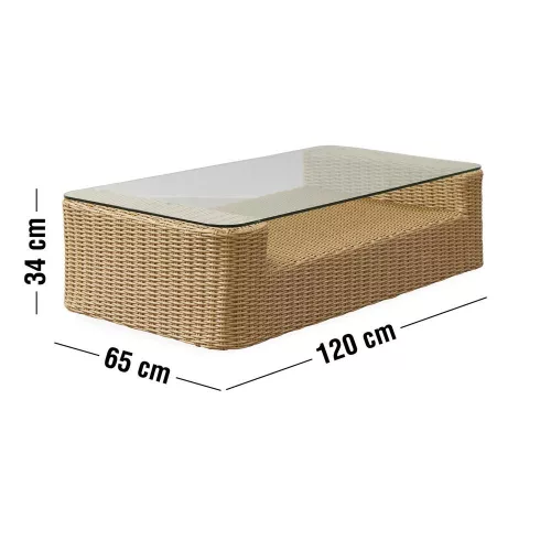 Luan outdoor side table