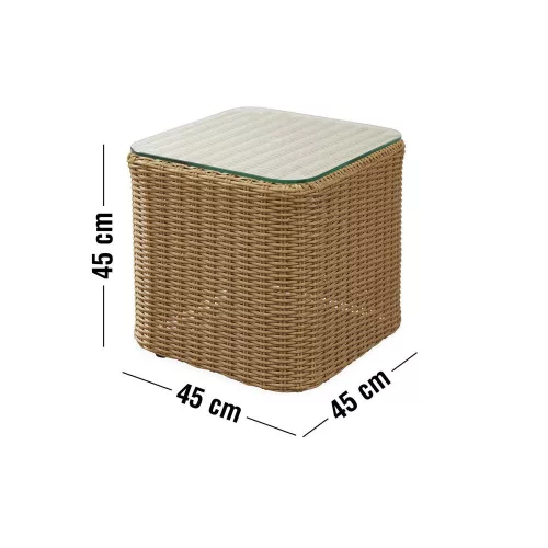 Luan outdoor side table