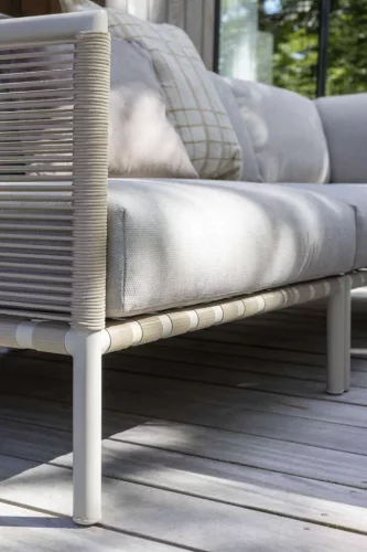Horizon 3 seater outdoor sofa, with ottoman and coffee table