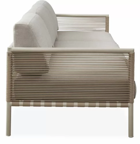 Horizon 3 seater outdoor sofa with high coffee table