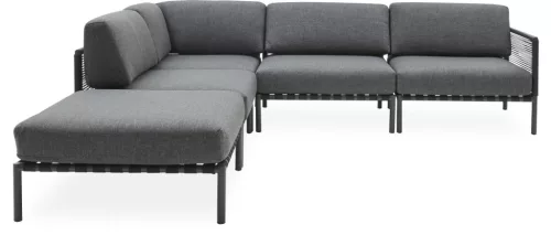 Horizon 3 seater outdoor corner sofa with ottoman