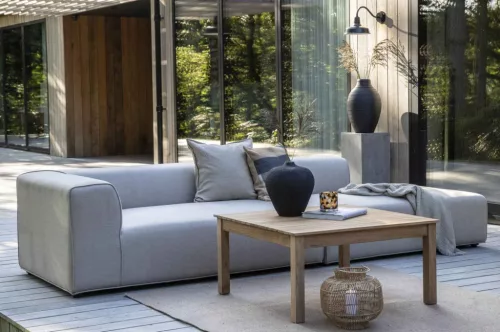 Korius garden sofa with open end, right