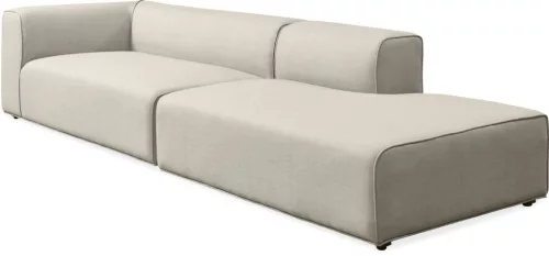 Korius garden sofa with open end, right