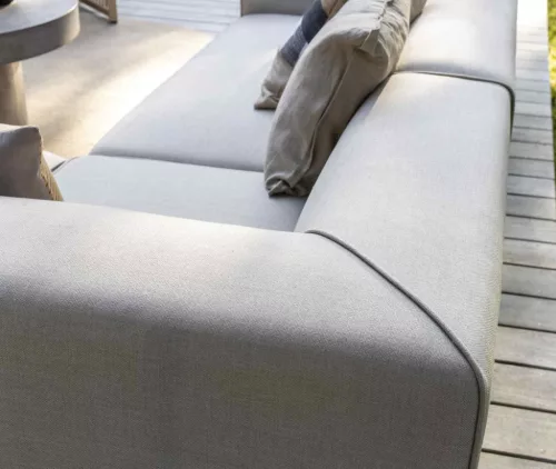 Korius outdoor corner sofa with open end