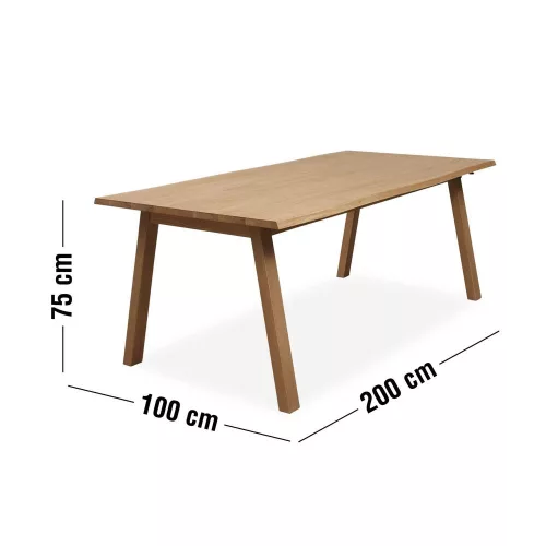 Wicklow extendable dining table