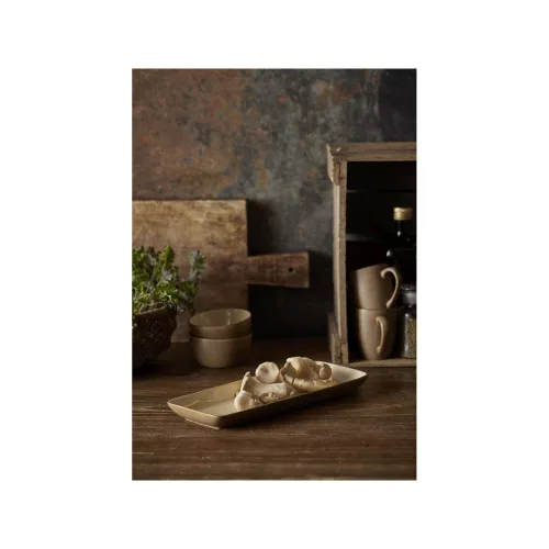 BITZ Wood serving bowl