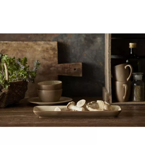 BITZ Wood serving bowl