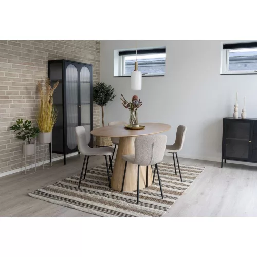 Bolton dining table, oval 