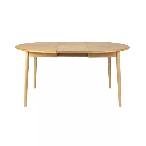 Twist extendable dining table
