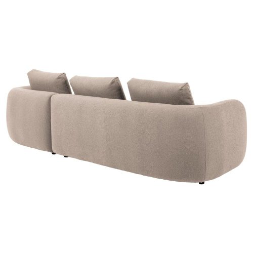 Reykjavik 2 személyes ottomános kanapé, jobbos, bézs