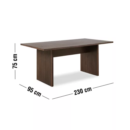 Landholm extendable dining table