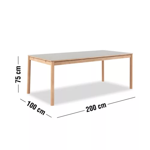 Torsby extendable dining table