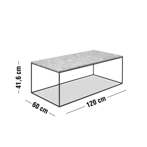 Square coffee table, 120