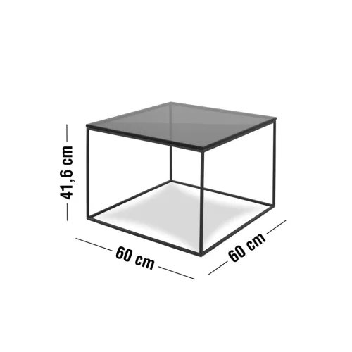 Square dohányzóasztal