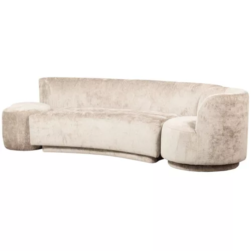 Combi-Popular sofa, with armchair + pouf