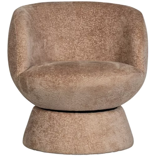 Shuffle design swivel armchair