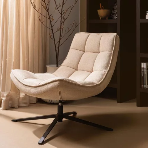 Maudi design swivel armchair