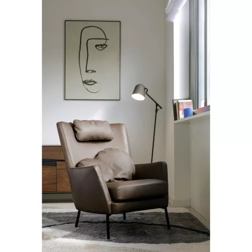 Disa design armchair with backrest
