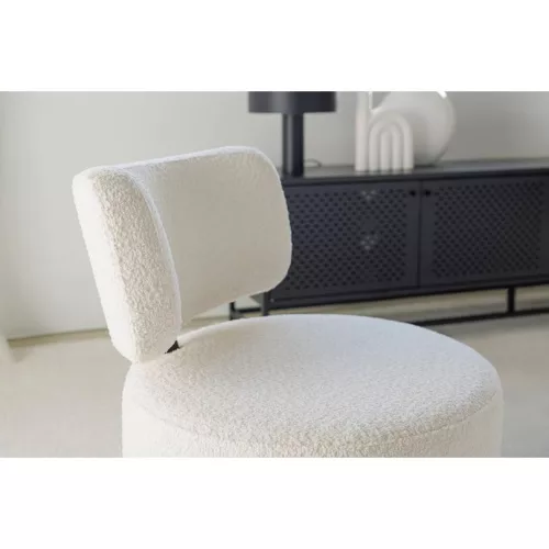 Mokka design swivel armchair