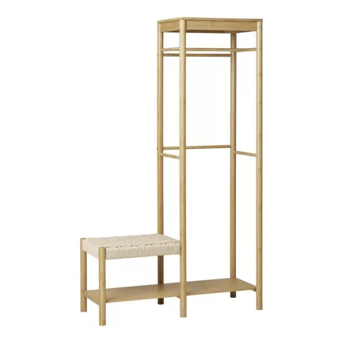EMBER clothes rack with bench