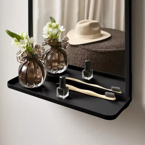 Sigbjorn mirror with shelf