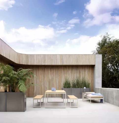 Corfu outdoor sun lounger