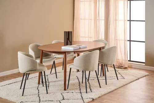 Montreux extendable dining table, round