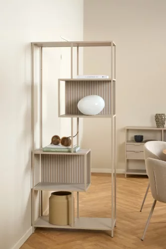 Seaford asymmetrical bookcase, high