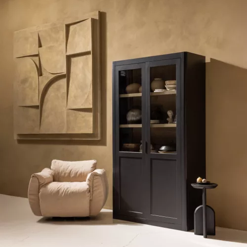 Baggy swivel armchair