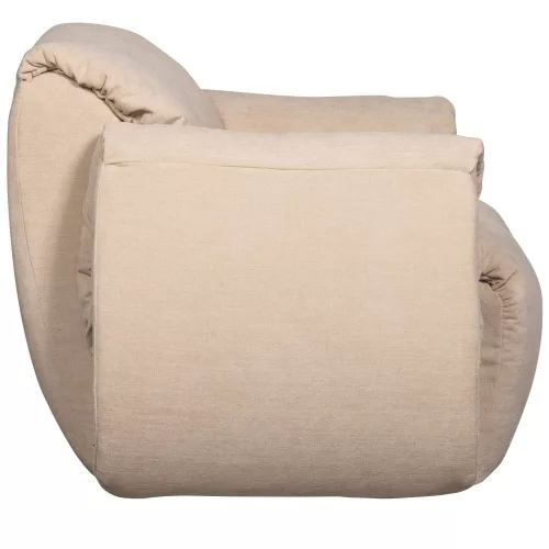 Baggy swivel armchair