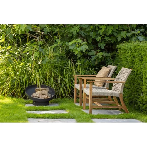 Copper outdoor armchair